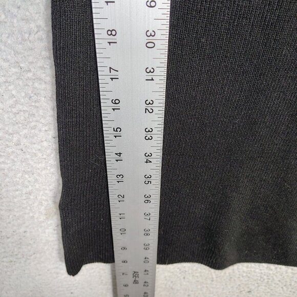 Reiss Gabby Sweater Dress Women's Small Black Wool Blend Long Sleeve Turtleneck - Picture 4 of 13